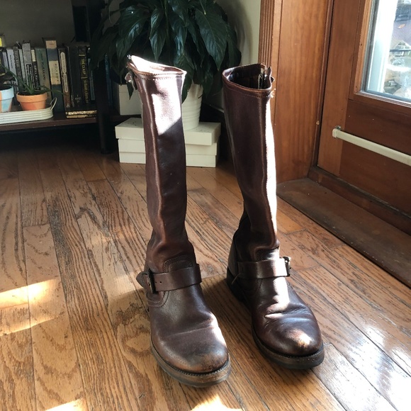 Frye Veronica Slouch - Cognac - Picture 3 of 11
